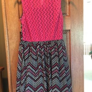 Knit works Girls dress with belt